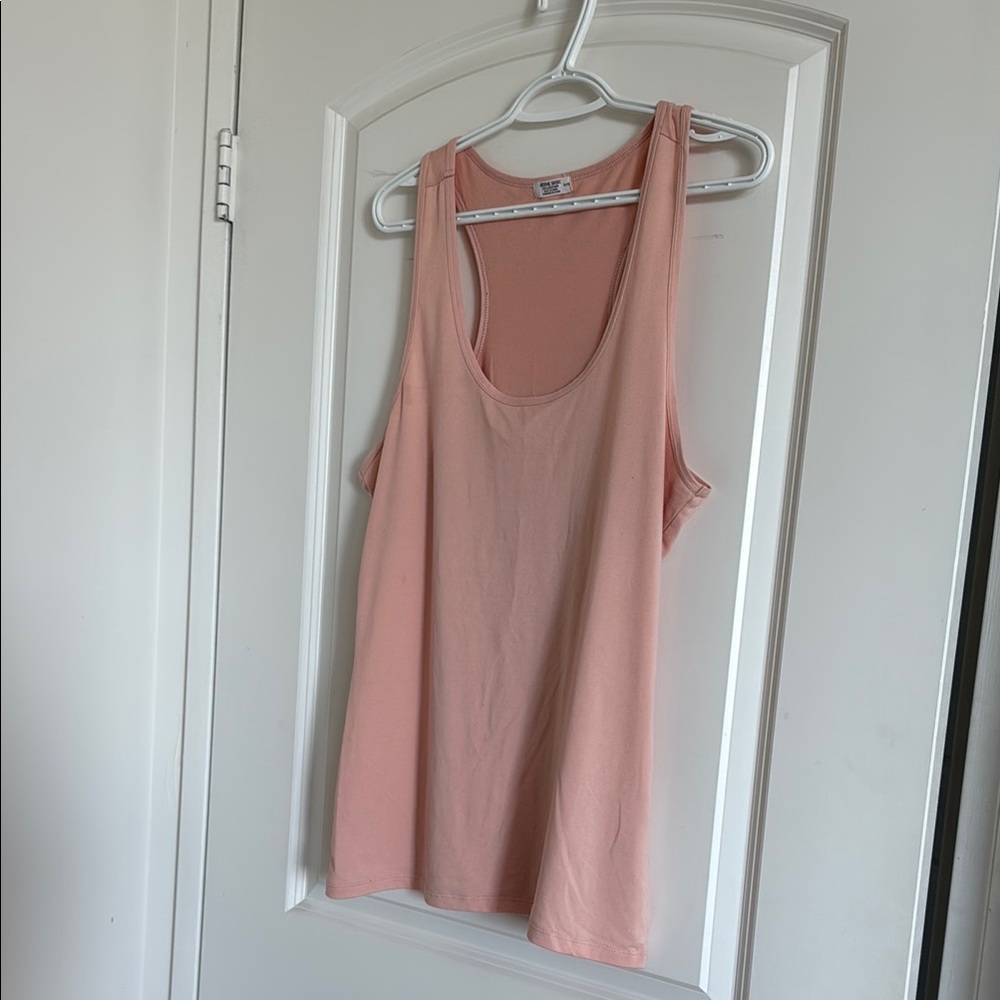 Ardene Pink Tank Top with Scoop Neckline